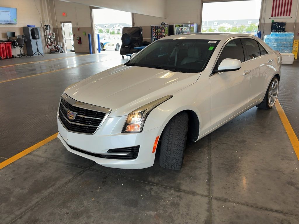 Crystal White Tricoat 2016 Cadillac ATS 2.0T RWD Sedan Rear-Wheel Drive 8-Speed Automatic