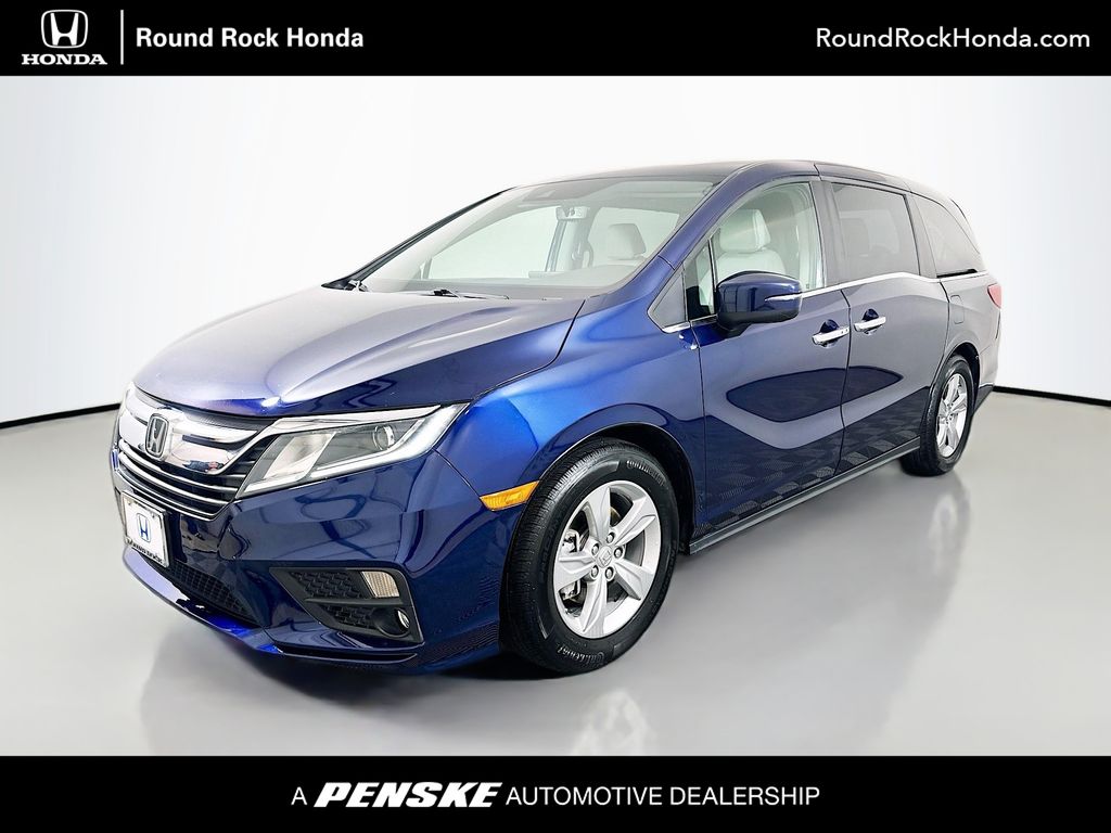 Black (Obsidian Blue Pearl) 2018 Honda Odyssey Minivan Front-Wheel Drive 9-Speed Automatic