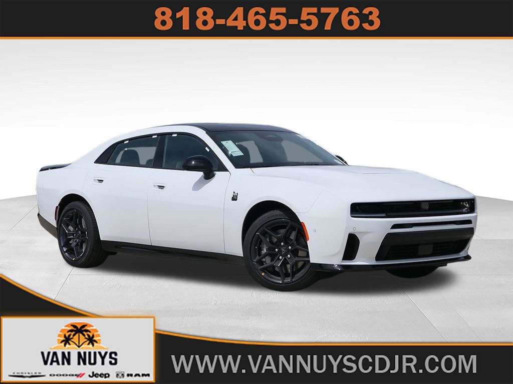 White 2026 Dodge Charger Sedan All-Wheel Drive 8-Speed Automatic