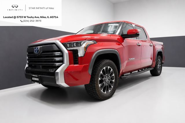 Supersonic Red 2024 Toyota Tundra Hybrid Pickup Truck Four-Wheel Drive Automatic