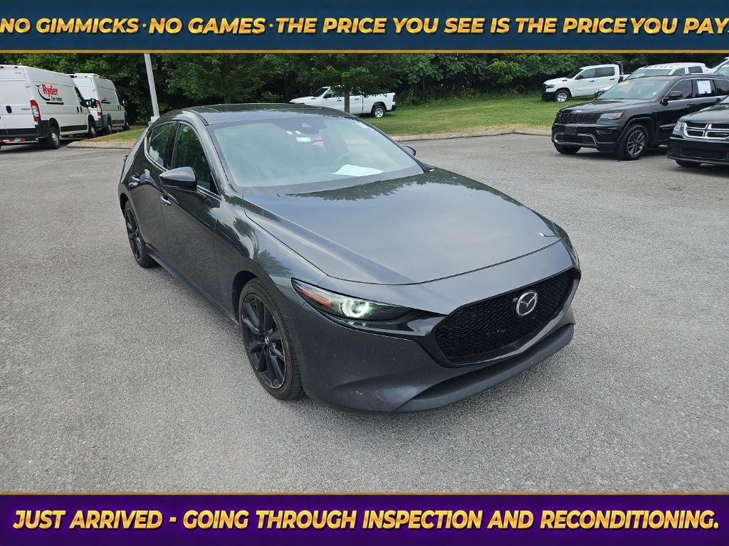 Machine Gray Metallic 2021 Mazda MAZDA3 Hatchback All-Wheel Drive 6-Speed Automatic