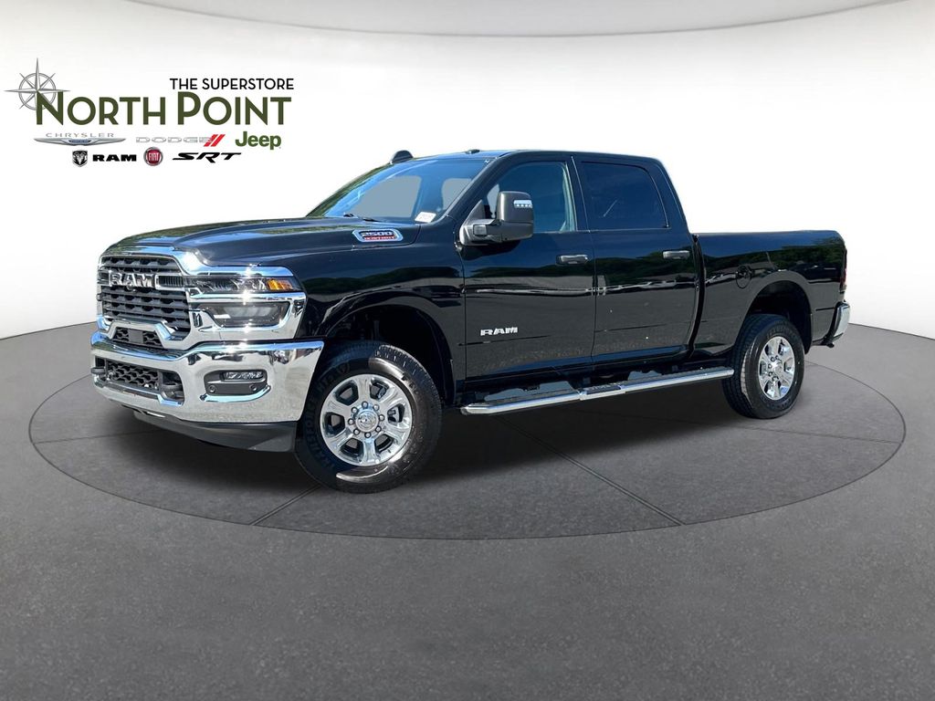 Diamond Black Crystal Pearlcoat 2026 RAM 2500 Pickup Truck Four-Wheel Drive 8-Speed Automatic