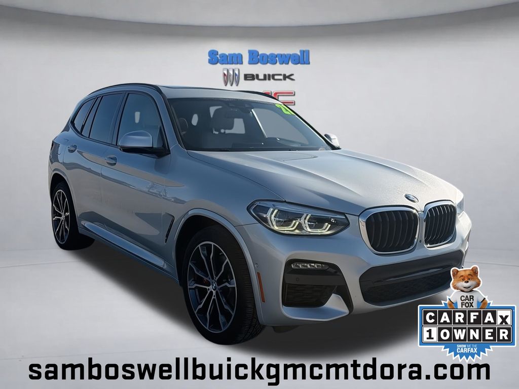 Glacier Silver Metallic 2021 BMW X3 SUV / Crossover Rear-Wheel Drive 8-Speed Automatic