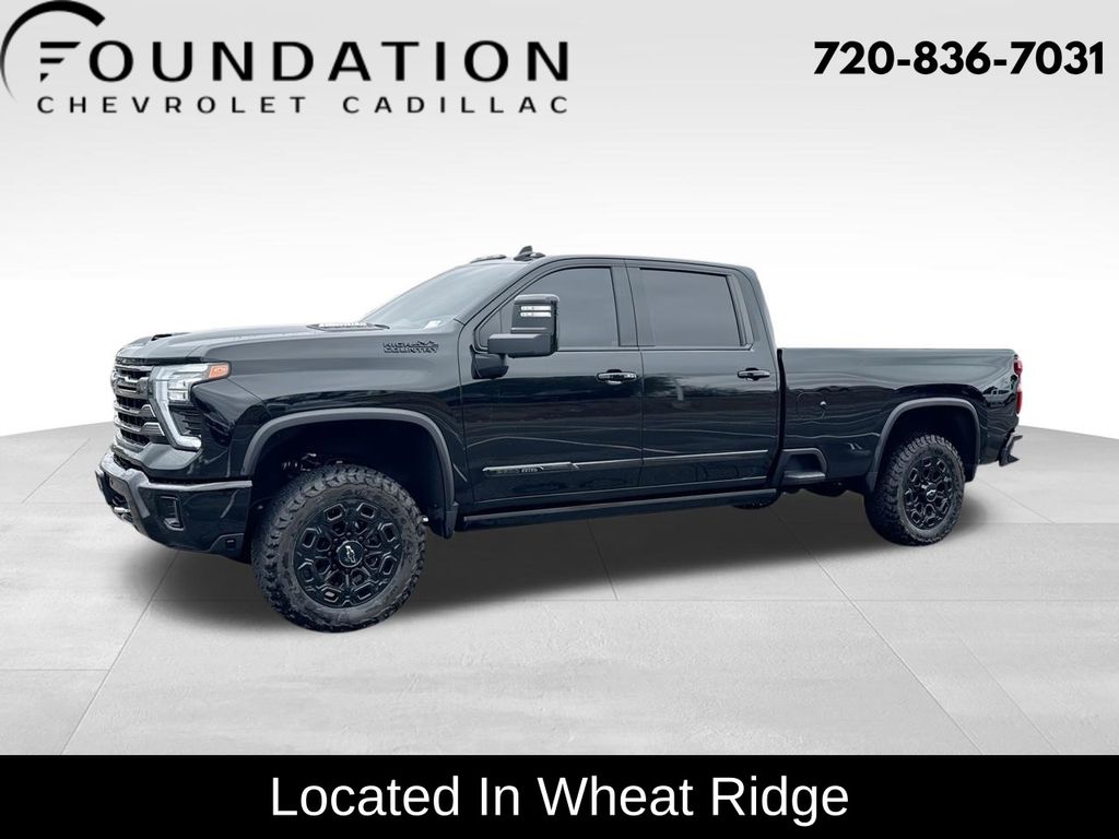 Black 2024 Chevrolet Silverado 2500HD Pickup Truck Four-Wheel Drive Automatic