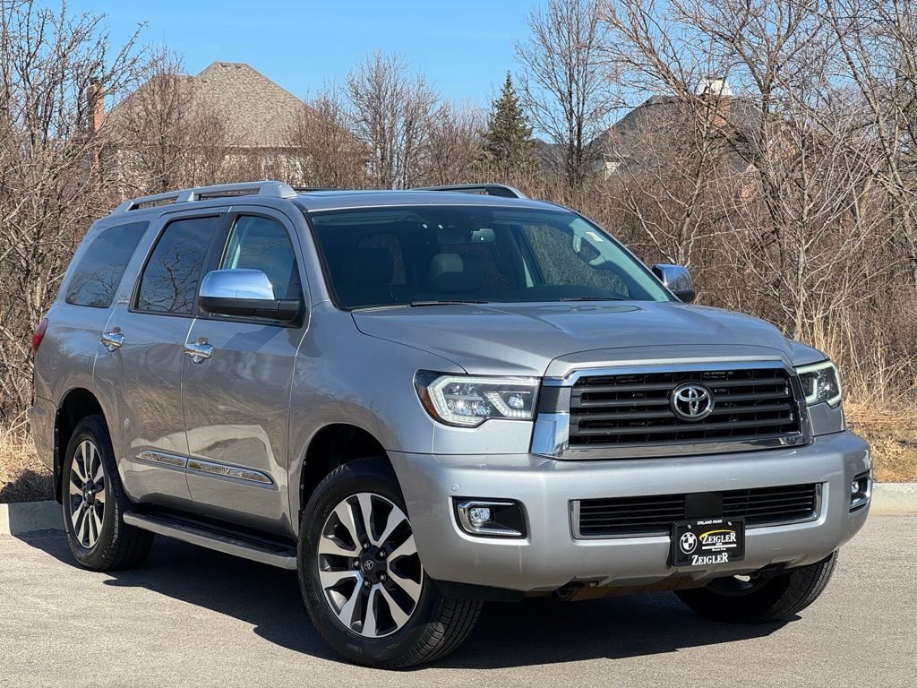 Silver Sky Metallic 2019 Toyota Sequoia Limited 4WD SUV / Crossover Four-Wheel Drive 6-Speed Automatic