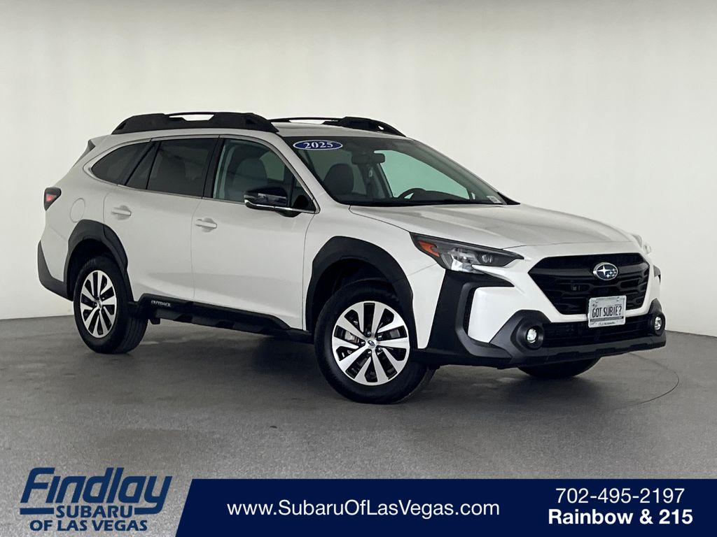 Crystal White Pearl 2025 Subaru Outback Premium AWD SUV / Crossover All-Wheel Drive Continuously Variable Transmission