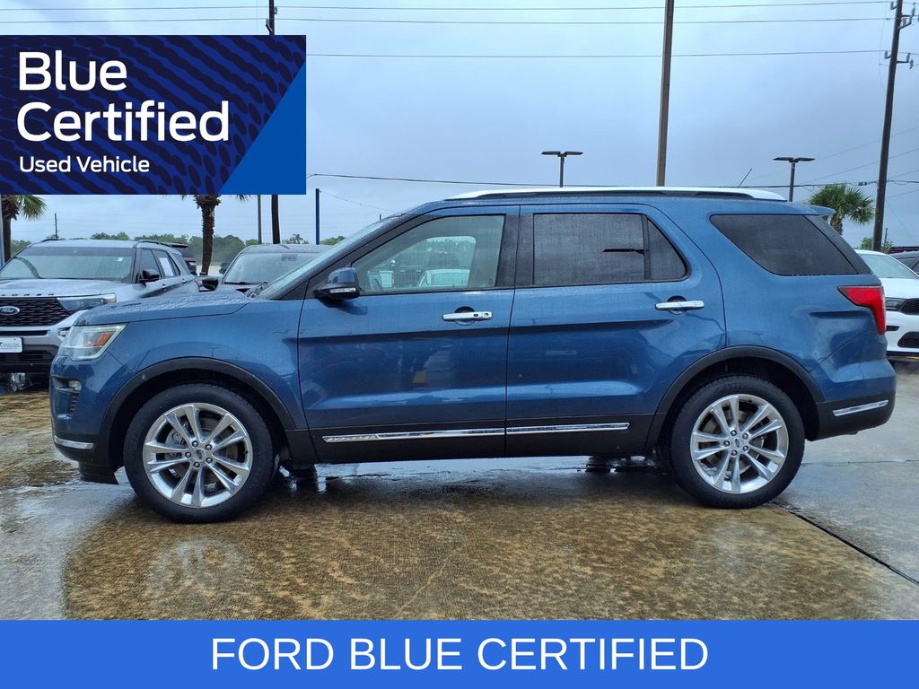 2019 Ford Explorer Limited Blue at Baytown Hyundai