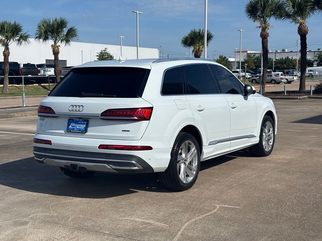 2020 Audi Q7 55 Premium Plus White at Westside Lexus