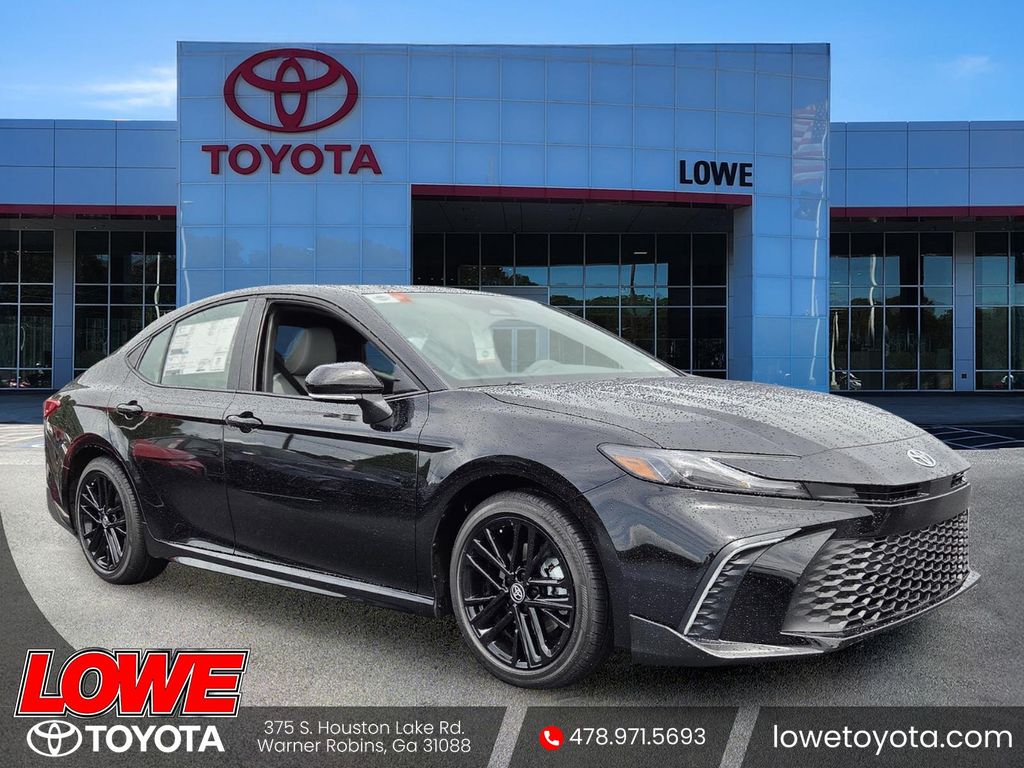 Black 2026 Toyota Camry Sedan Front-Wheel Drive Continuously Variable Transmission
