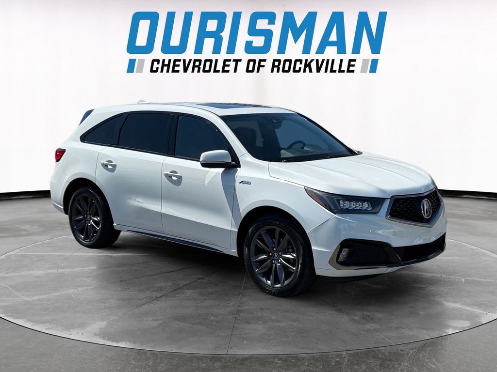 White 2020 Acura MDX SUV / Crossover All-Wheel Drive 9-Speed Automatic
