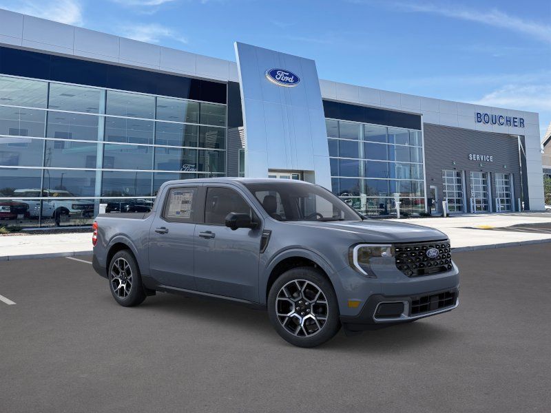 New 2025 Azure Gray Metallic Tri-Coat Ford Lariat image 7