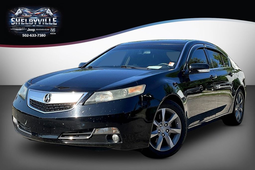 Black 2012 Acura TL Sedan Front-Wheel Drive 6-Speed Automatic