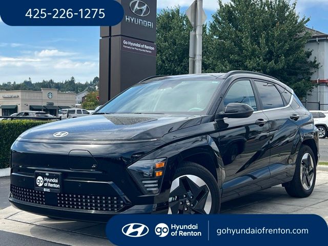 Abyss Black Pearl 2024 Hyundai Kona Electric SUV / Crossover Front-Wheel Drive Automatic