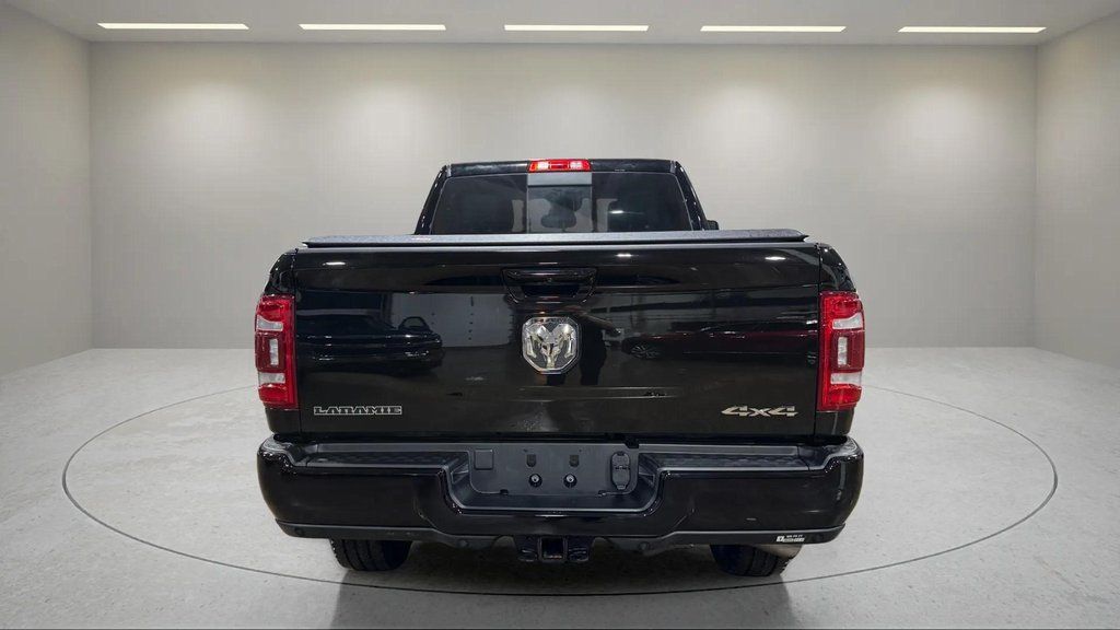 Used 2024 Diamond Black Crystal Pearlcoat Ram Laramie image 4