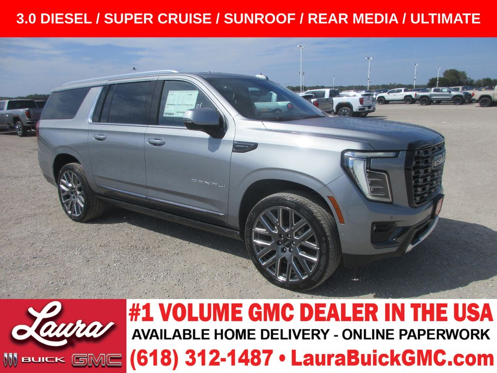 Sterling Metallic 2026 GMC Yukon XL SUV / Crossover Four-Wheel Drive