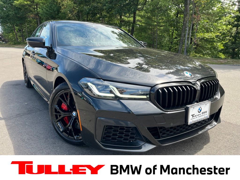 Black Sapphire Metallic 2023 BMW 5 Series Sedan All-Wheel Drive 8-Speed Automatic