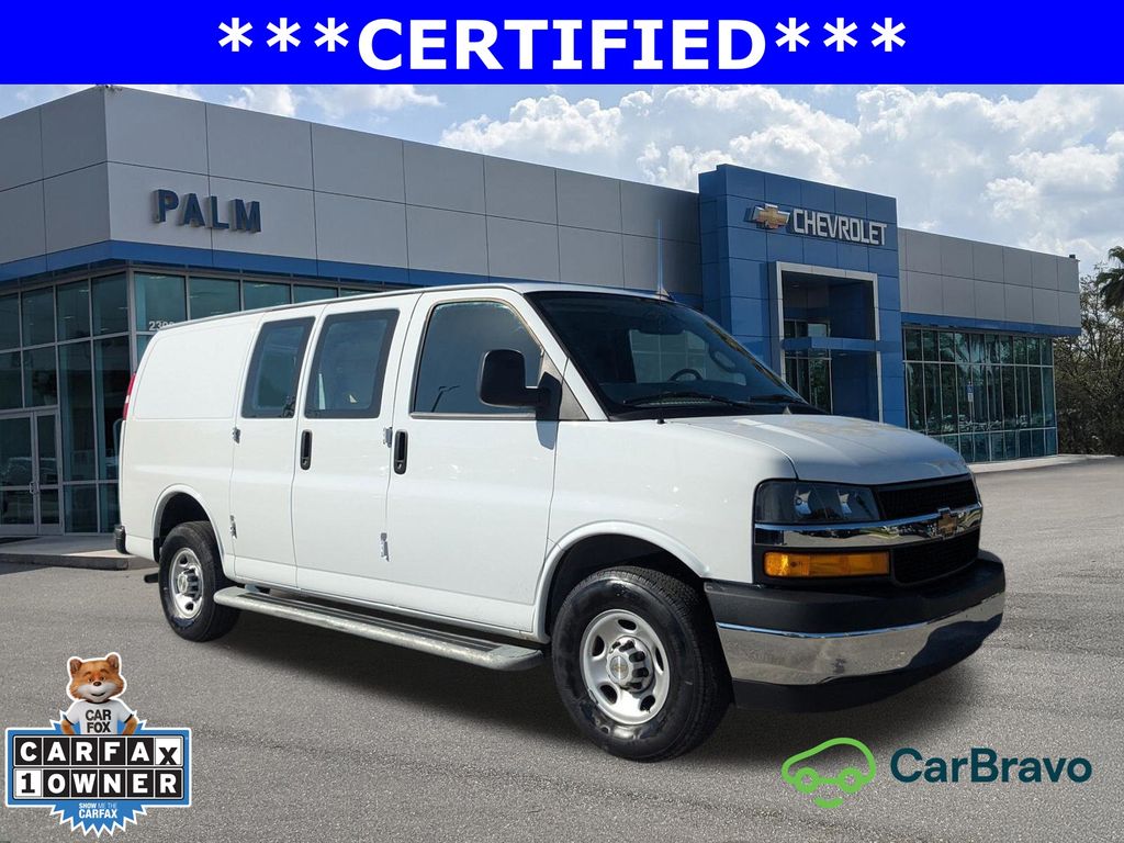 Summit White 2024 Chevrolet Express Cargo 2500 RWD Van Rear-Wheel Drive 8-Speed Automatic Overdrive