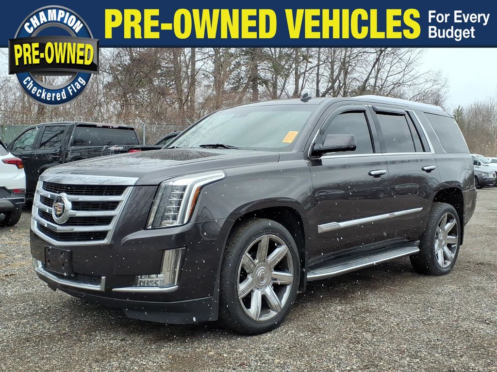 Dark Granite Metallic 2015 Cadillac Escalade Luxury 4WD SUV / Crossover Four-Wheel Drive 6-Speed Automatic