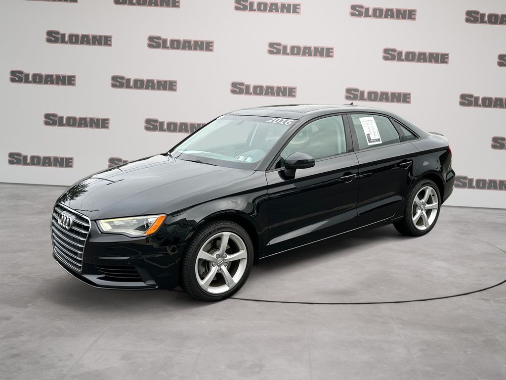 Brilliant Black 2016 Audi A3 Sedan All-Wheel Drive 6-Speed Automatic