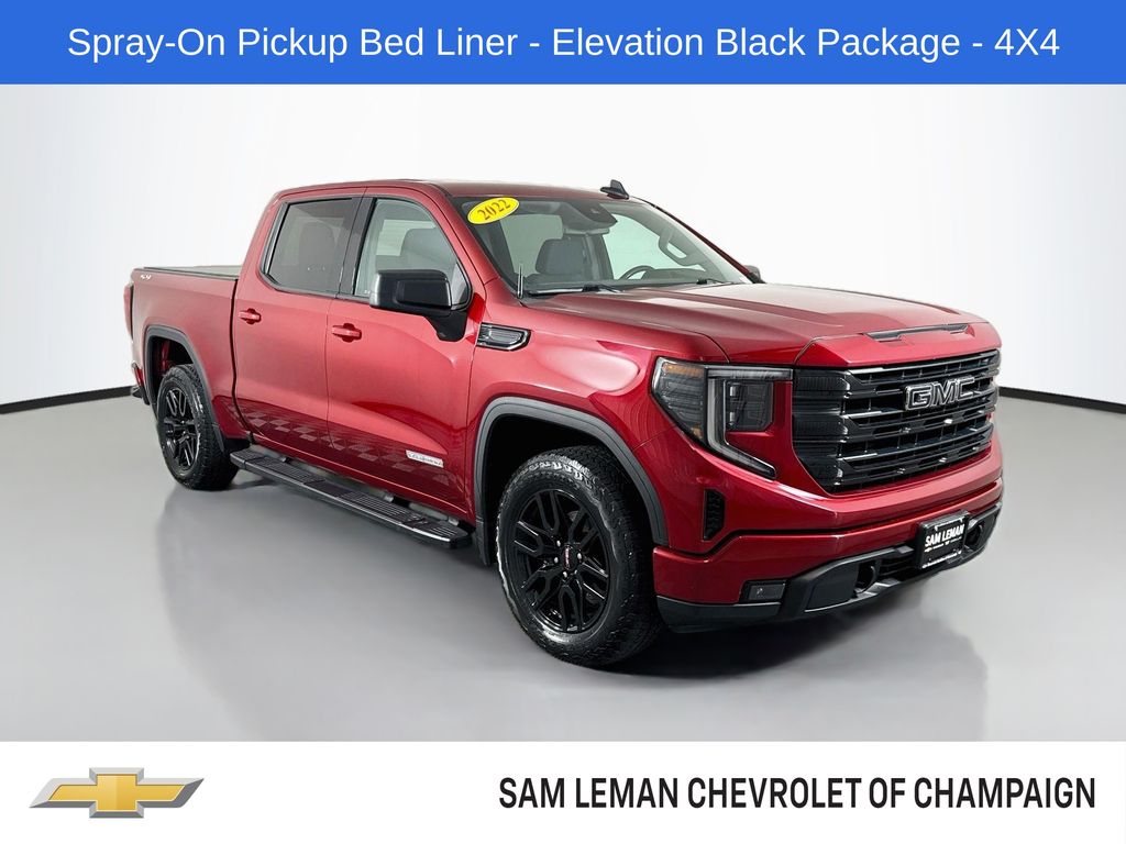 Cayenne Red Tintcoat 2022 GMC Sierra 1500 Pickup Truck Four-Wheel Drive 8-Speed Automatic
