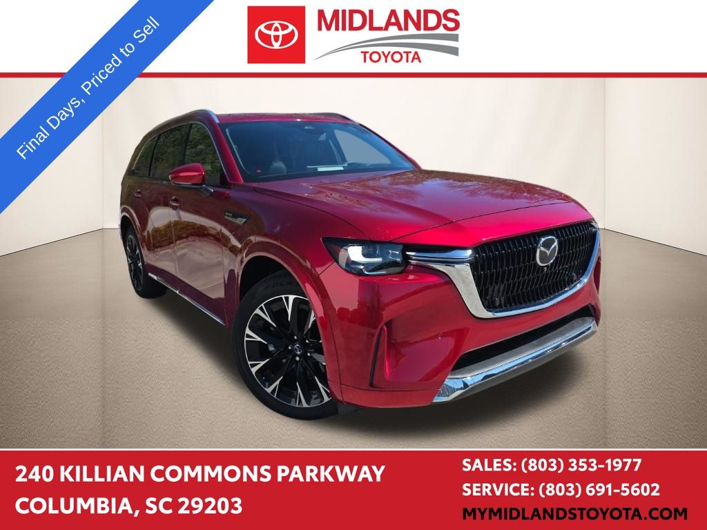 Soul Red Crystal Metallic 2025 Mazda CX-90 3.3 Turbo S Premium AWD SUV / Crossover All-Wheel Drive 8-Speed Automatic