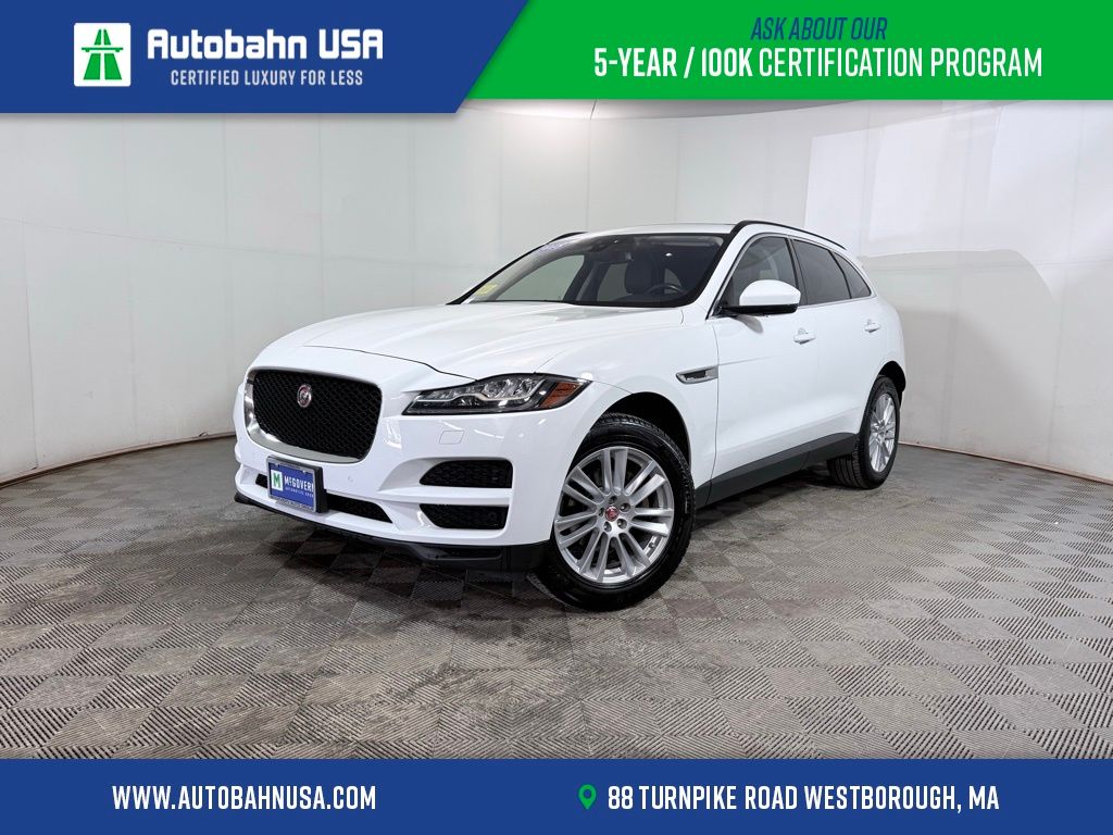 Fuji White 2018 Jaguar F-PACE SUV / Crossover All-Wheel Drive 8-Speed Automatic