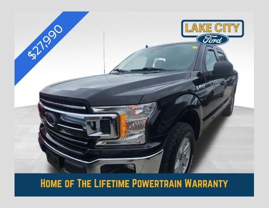 Black 2020 Ford F-150 Pickup Truck Four-Wheel Drive Automatic