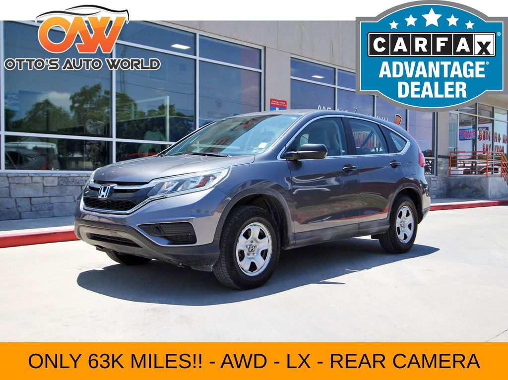 Silver 2016 Honda CR-V SUV / Crossover All-Wheel Drive Continuously Variable Transmission