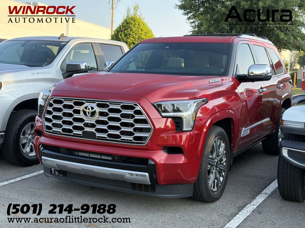 Supersonic Red 2025 Toyota Sequoia SUV / Crossover Four-Wheel Drive Automatic