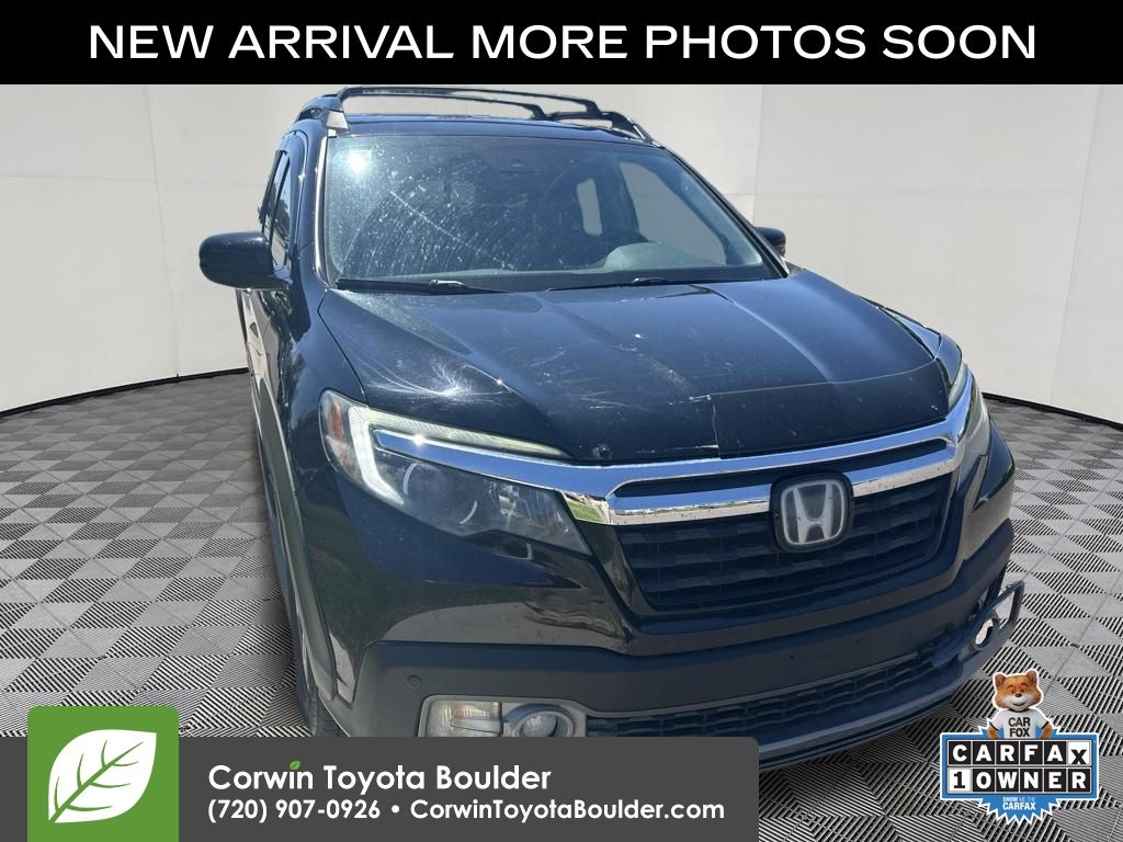 Crystal Black Pearl 2018 Honda Ridgeline Pickup Truck All-Wheel Drive 6-Speed Automatic
