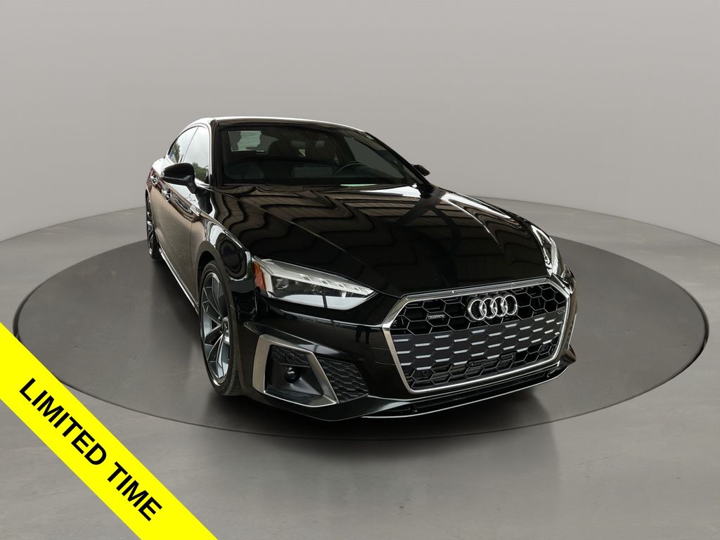 Mythos Black Metallic 2024 Audi A5 Sportback Sedan All-Wheel Drive 7-Speed Automatic