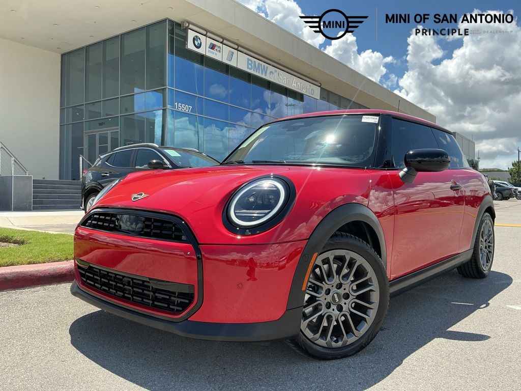 Chili Red 2025 MINI Cooper Signature Trim 2-door Hatchback Hatchback Front-Wheel Drive 7-Speed Automatic