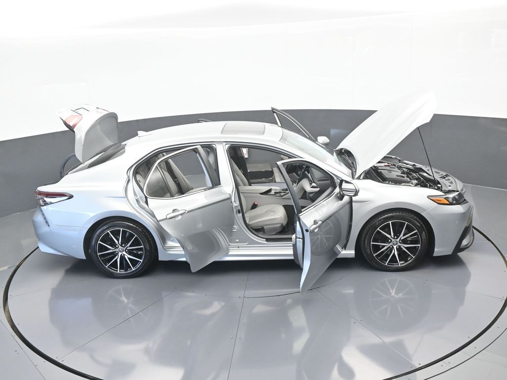 Used 2021 Celestial Silver Metallic Toyota SE image 66