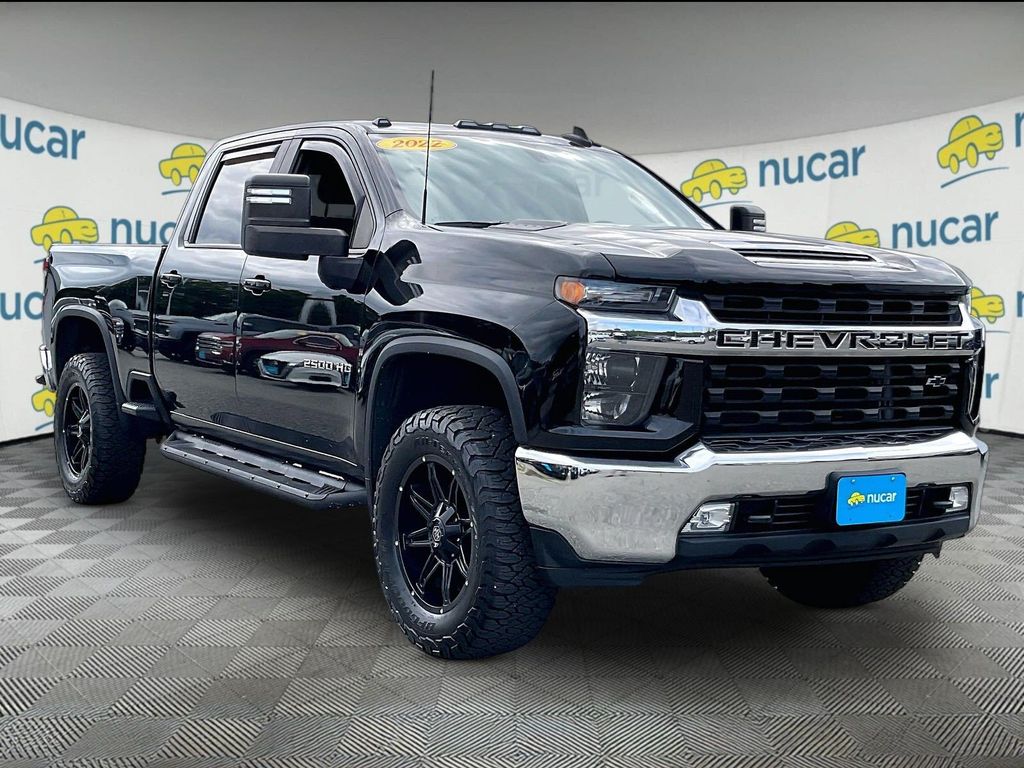 Mosaic Black Metallic 2022 Chevrolet Silverado 2500HD Pickup Truck Four-Wheel Drive 6-Speed Automatic
