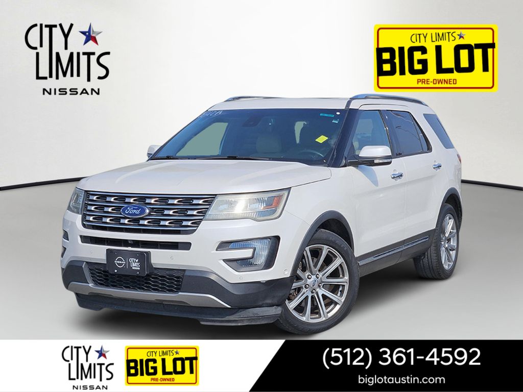 White Platinum Metallic Tri-Coat 2016 Ford Explorer SUV / Crossover Front-Wheel Drive 6-Speed Automatic