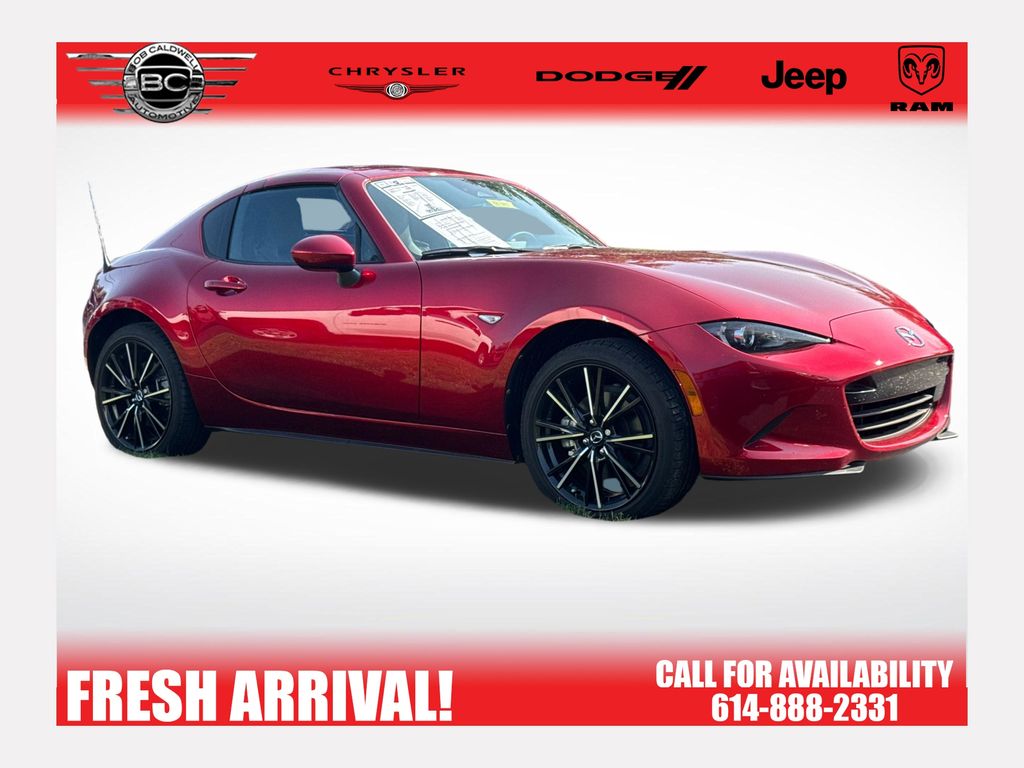Soul Red Crystal Metallic 2024 Mazda MX-5 Miata Convertible Rear-Wheel Drive 6-Speed Automatic