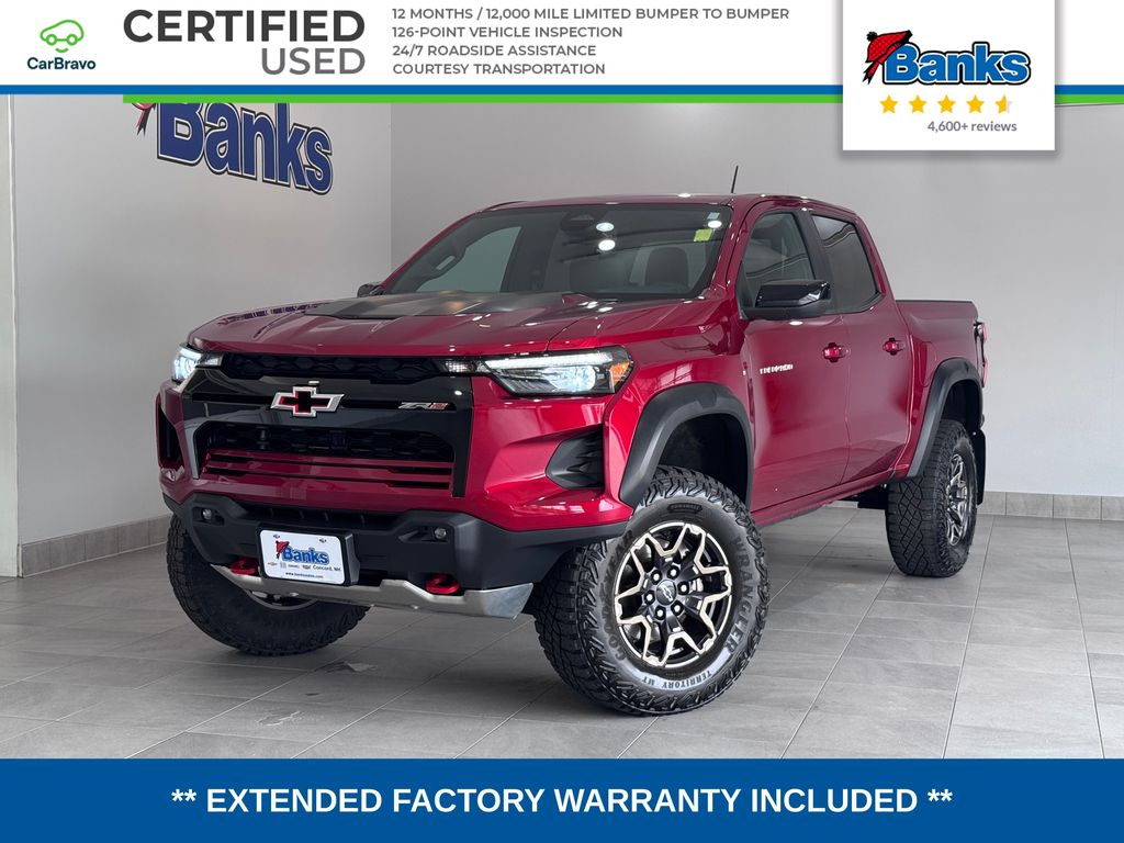 Radiant Red Tintcoat 2024 Chevrolet Colorado Pickup Truck Four-Wheel Drive 8-Speed Automatic