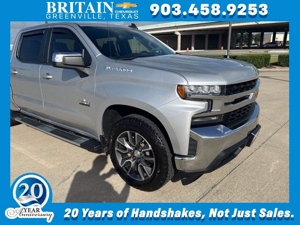 Silver Ice Metallic 2020 Chevrolet Silverado 1500 Pickup Truck 4X2 8-Speed Automatic