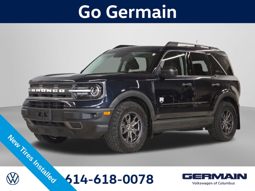 Blue Metallic 2021 Ford Bronco Sport SUV / Crossover All-Wheel Drive 8-Speed Automatic