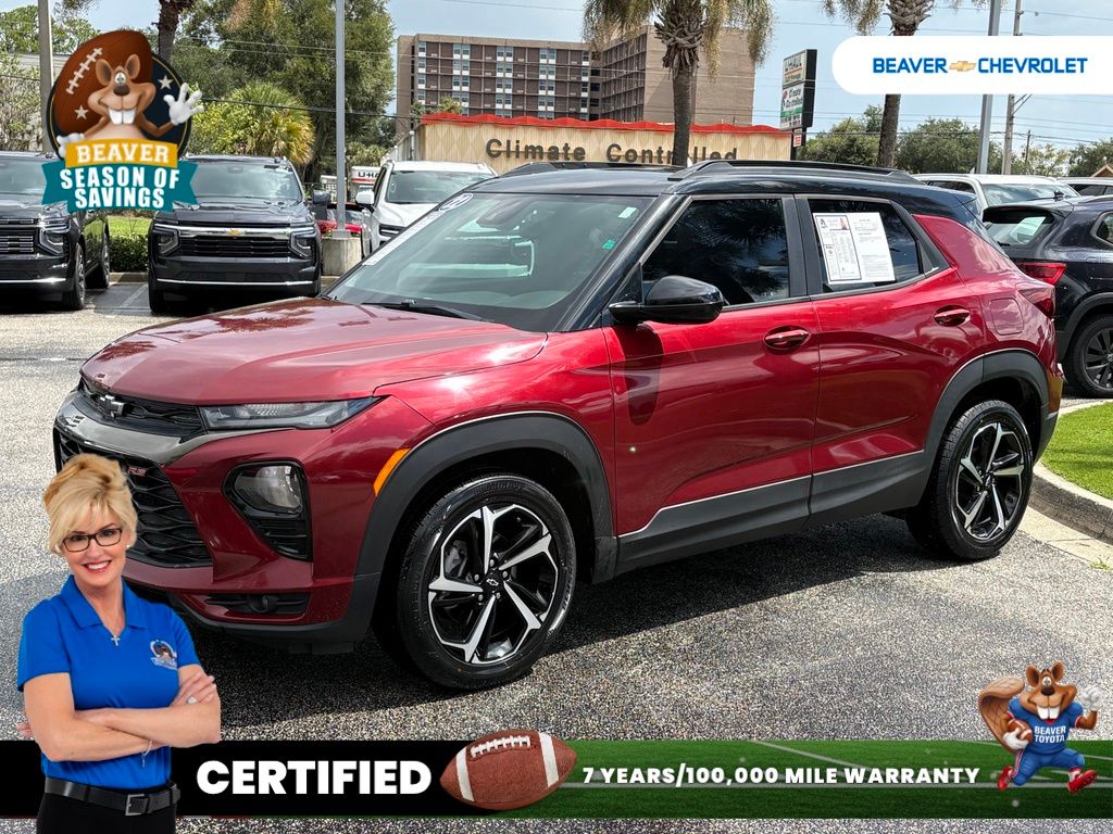 Red (Crimson) 2022 Chevrolet Trailblazer SUV / Crossover Front-Wheel Drive Continuously Variable Transmission
