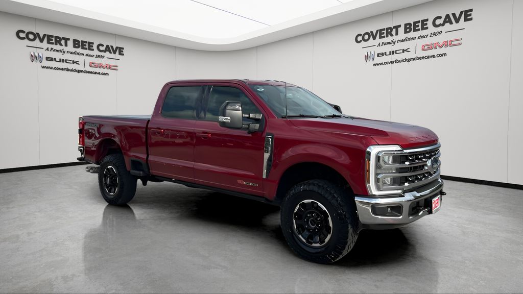 Ruby Red Metallic 2025 Ford F-250 Super Duty Lariat Crew Cab 4WD Pickup Truck Four-Wheel Drive Automatic