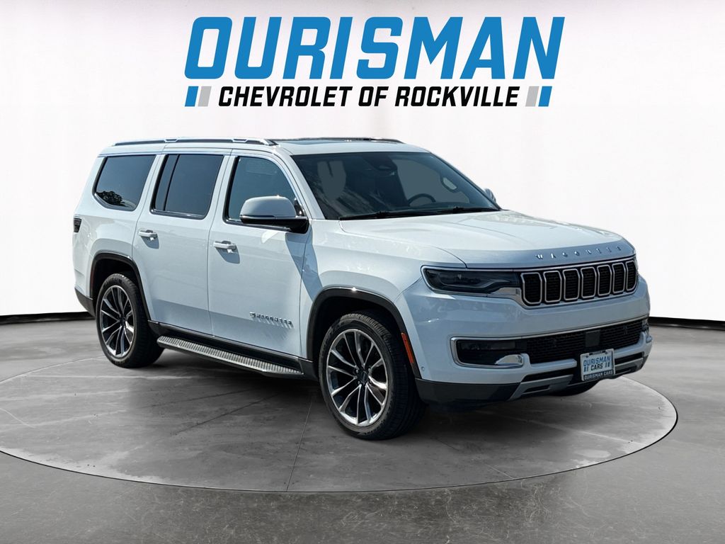 Bright White Clearcoat 2022 Jeep Wagoneer SUV / Crossover Four-Wheel Drive 8-Speed Automatic