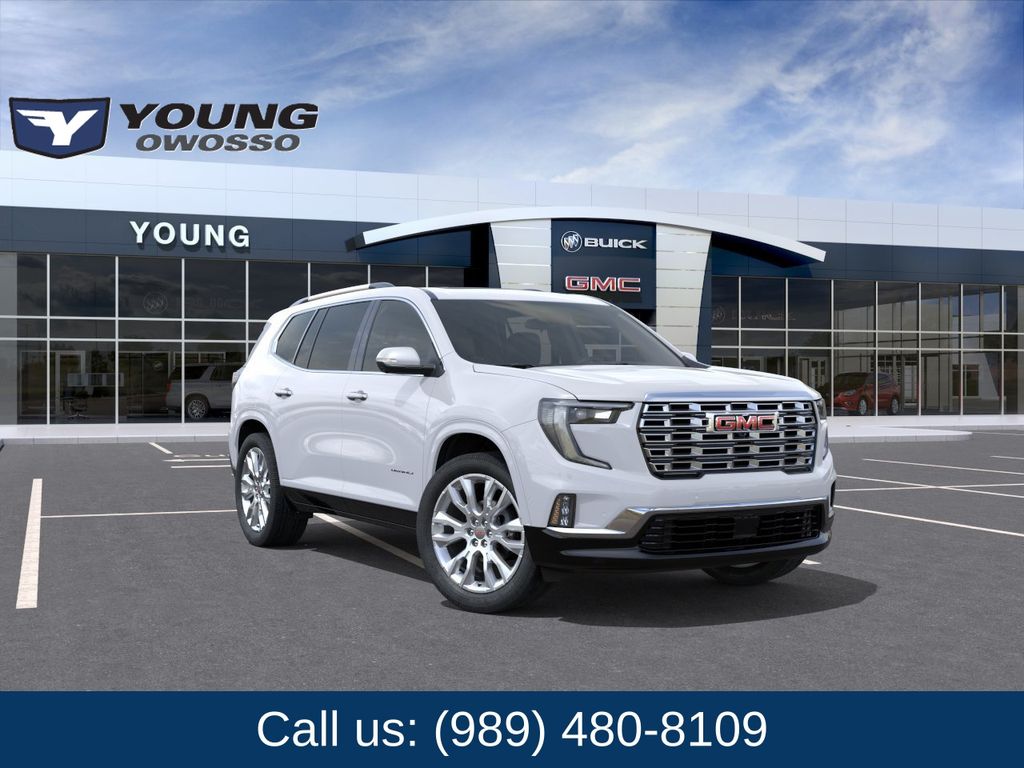 Glacier White Tricoat 2026 GMC Acadia SUV / Crossover Four-Wheel Drive 8-Speed Automatic