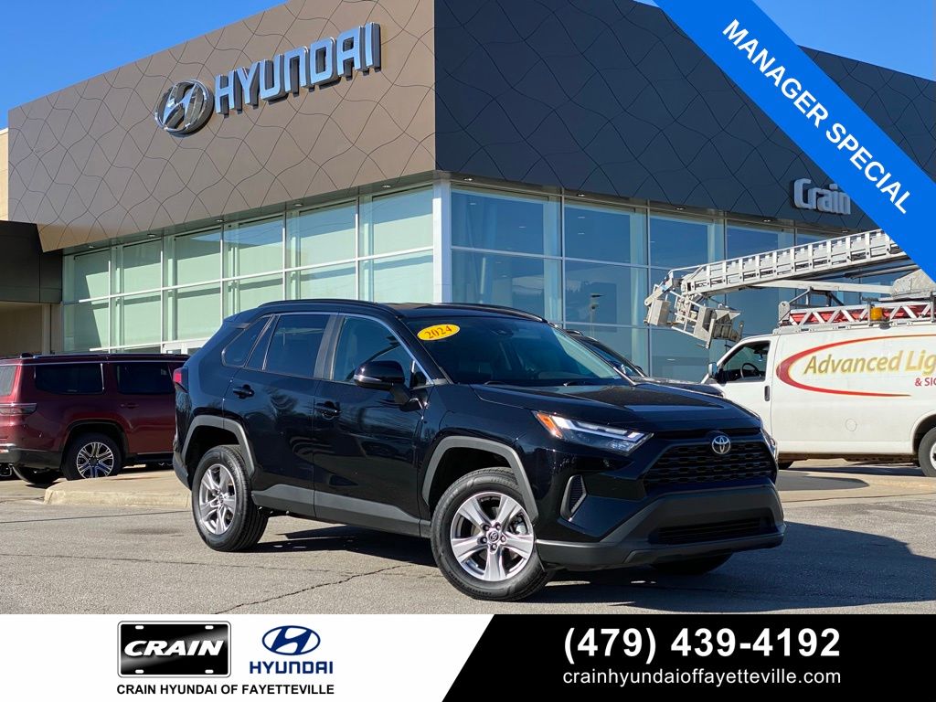 Midnight Black 2024 Toyota RAV4 XLE FWD SUV / Crossover Front-Wheel Drive 8-Speed Automatic