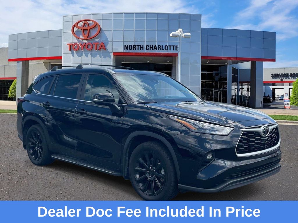 Midnight Black Metallic 2024 Toyota Highlander SUV / Crossover All-Wheel Drive 8-Speed Automatic