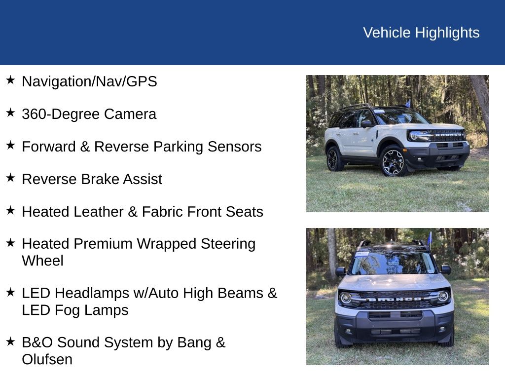 2025 Ford Bronco Sport Outer Banks