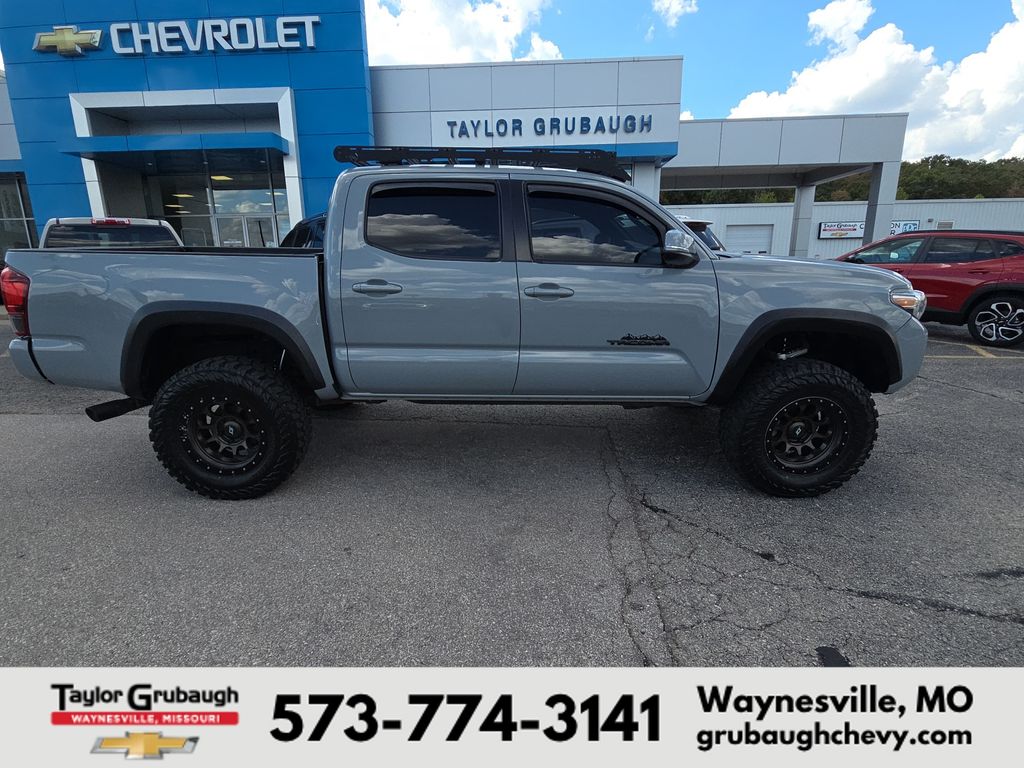 Gray 2018 Toyota Tacoma Pickup Truck Four-Wheel Drive 6-Speed Manual