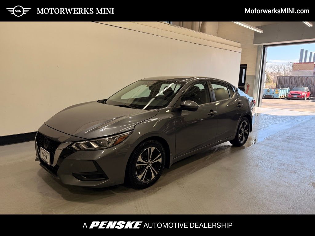 Gray (Gun Metallic) 2021 Nissan Sentra SV FWD Sedan Front-Wheel Drive Continuously Variable Transmission
