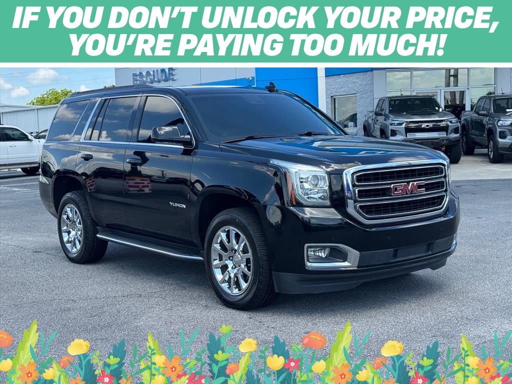 Onyx Black 2019 GMC Yukon SUV / Crossover 4X2 6-Speed Automatic Overdrive