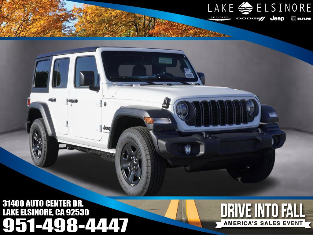 Bright White Clearcoat 2026 Jeep Wrangler SUV / Crossover Four-Wheel Drive 8-Speed Automatic